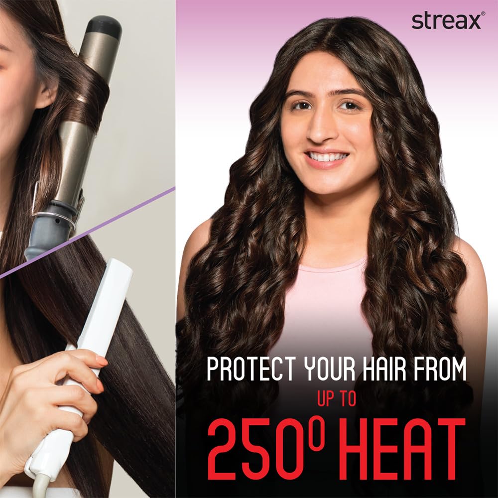 Streax Heat Protectant Spray for Hair - 100 ml, Hair Styling Spray for Women & Men I Heat Protection Spray from heat – view 3