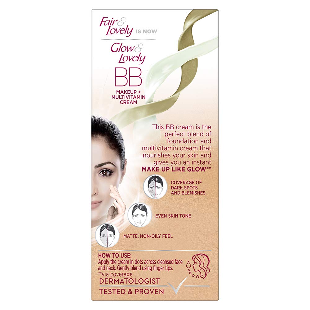 Fair & Lovely Glow & Lovely BB Cream Make Up & Multivitamin Cream Shade 01, 9g – view 3