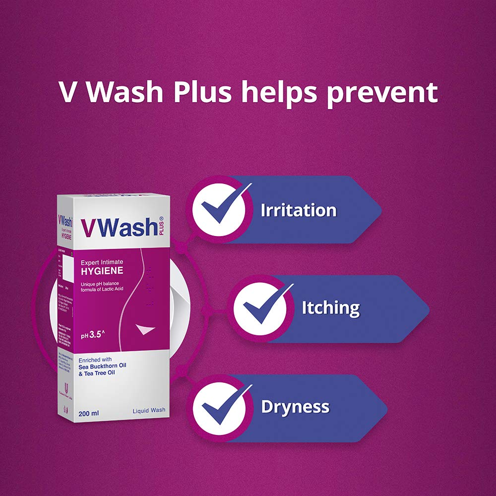VWash Plus Expert Intimate Hygiene Wash, Doctor Prescribed, Clinically Tested, Prevents Itching, Irritation & Dryness, No Paraben & SLS, 200 ml – view 4
