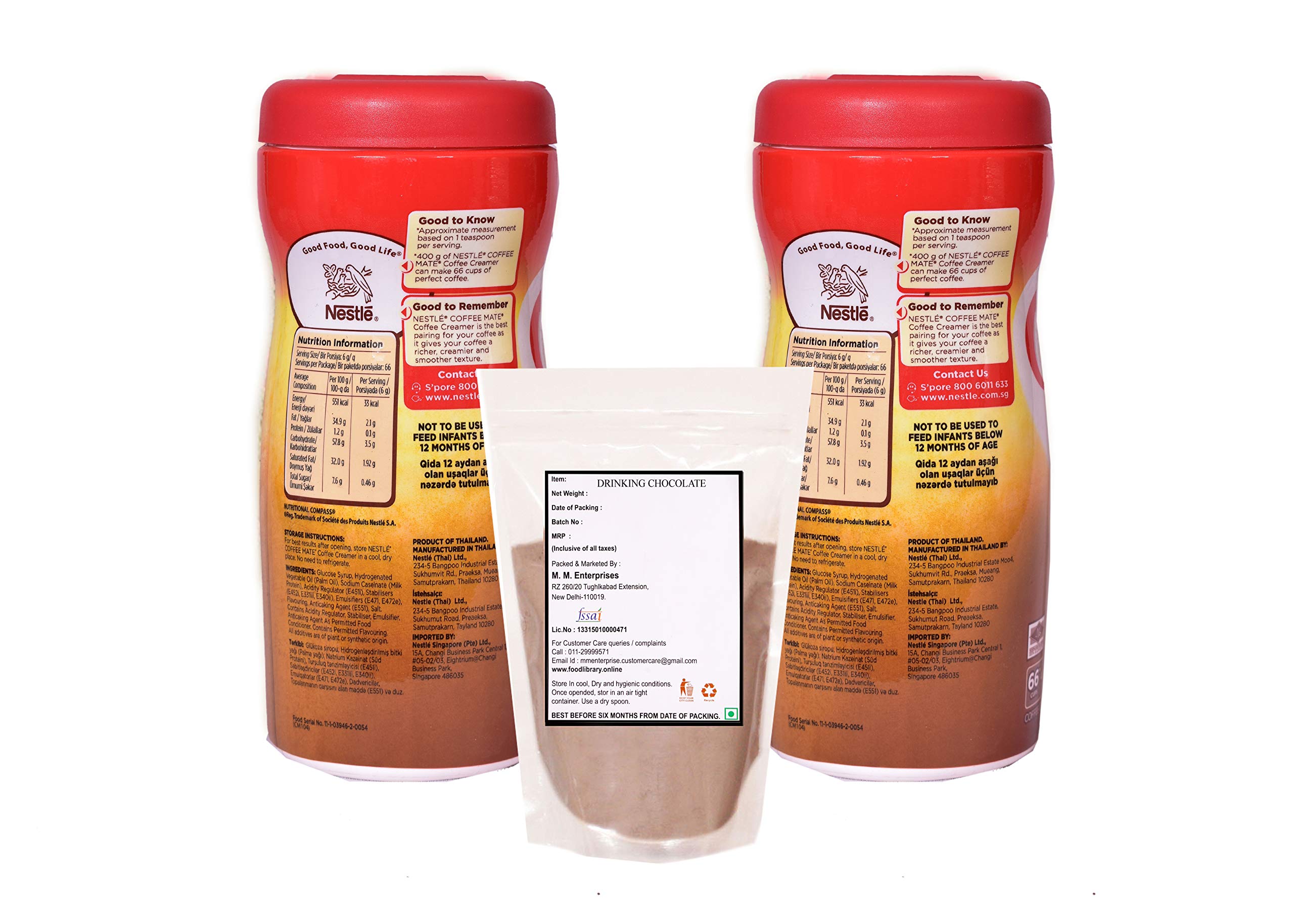 Food Library The Magic Of Nature Coffee (Coffee Mate) Pack Of 2 + Chocolate powder 100gm. – view 3