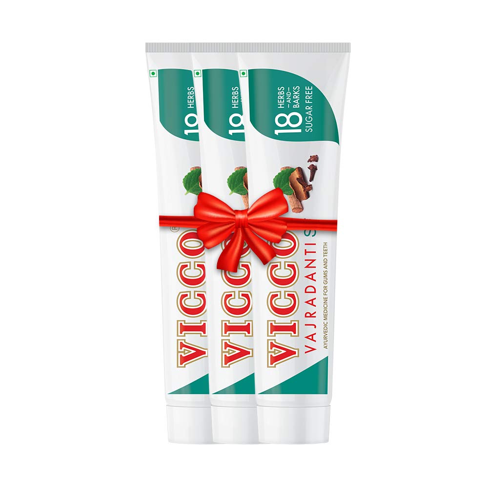 Vicco Vajradanti sugar free oral care paste tubes