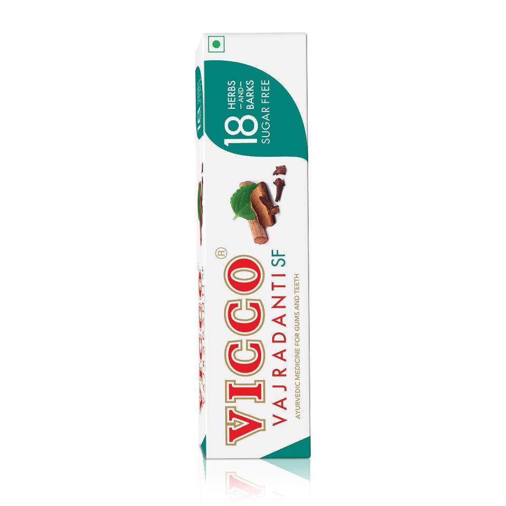 Vicco Vajradanti Ayurvedic Paste with 18 essential Herbs and Barks Sugar Free Flavour 160 gms(Pack of 3) – view 3