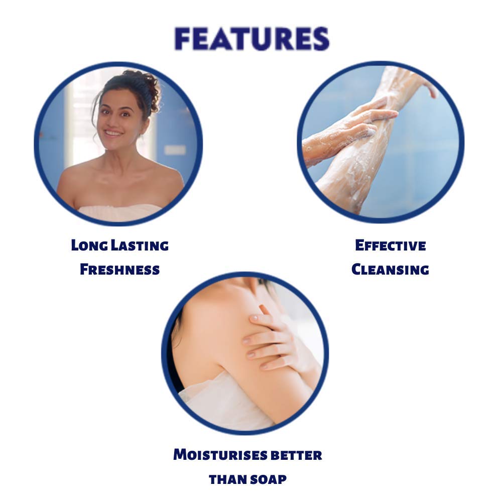 Nivea Face Wash, Milk Delights Moisturizing Honey, Dry Skin, 100ml & Shower Gel, Water Lily & Oil Body Wash, Women, 250ml – view 6