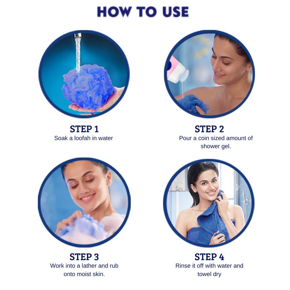Nivea Face Wash, Milk Delights Moisturizing Honey, Dry Skin, 100ml & Shower Gel, Water Lily & Oil Body Wash, Women, 250ml – view 7