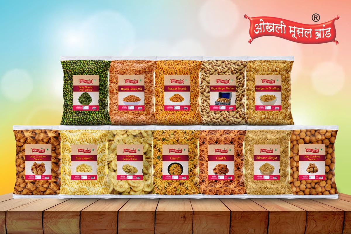 OKHLI MUSAL BRAND Marathi Namkeen Fanindrapura Famus Bhakarwadi Snack/Nagpur Mini Bhakarwadi – view 5