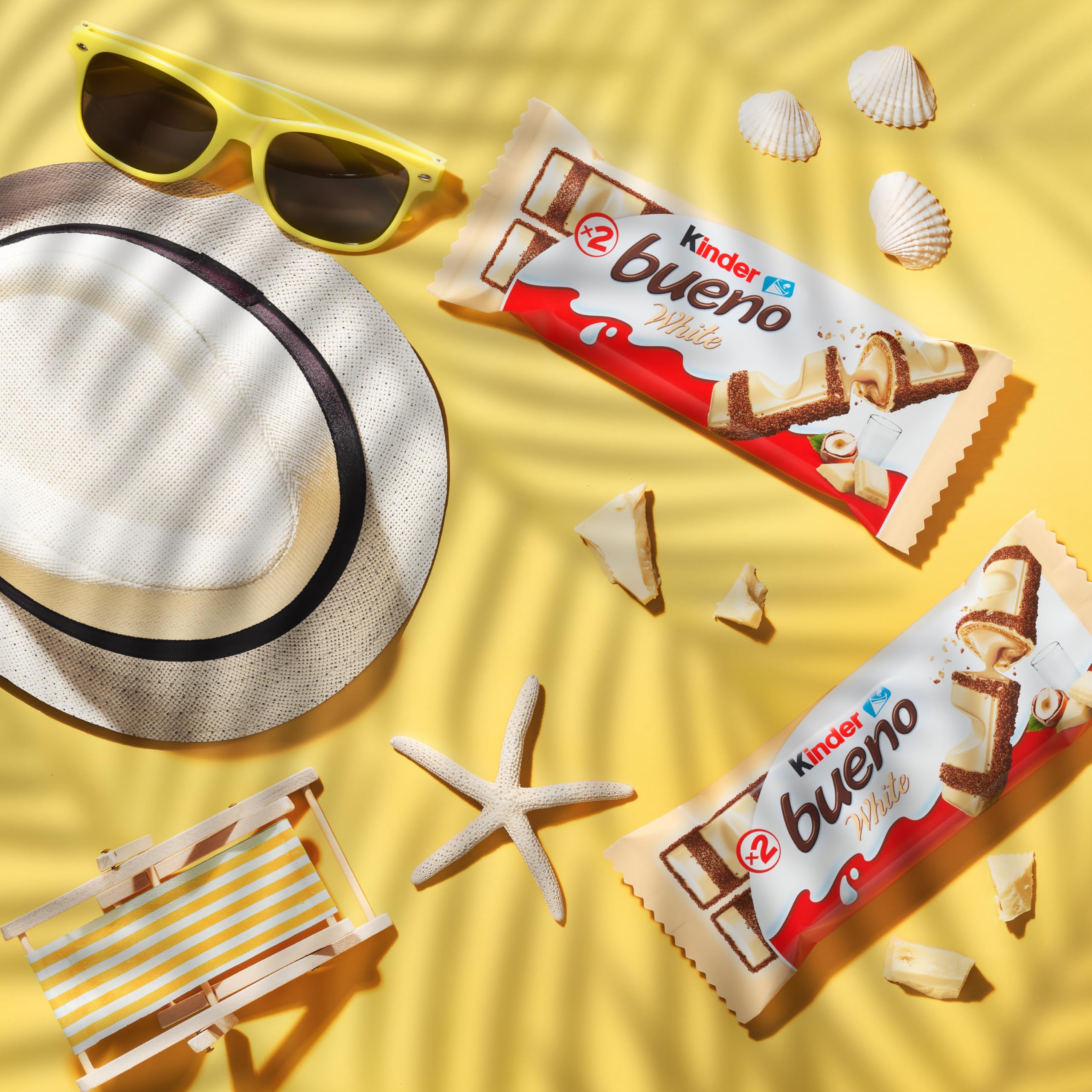 Kinder Bueno White Chocolate with Hazelnut (Pack of 3)*39g – view 2