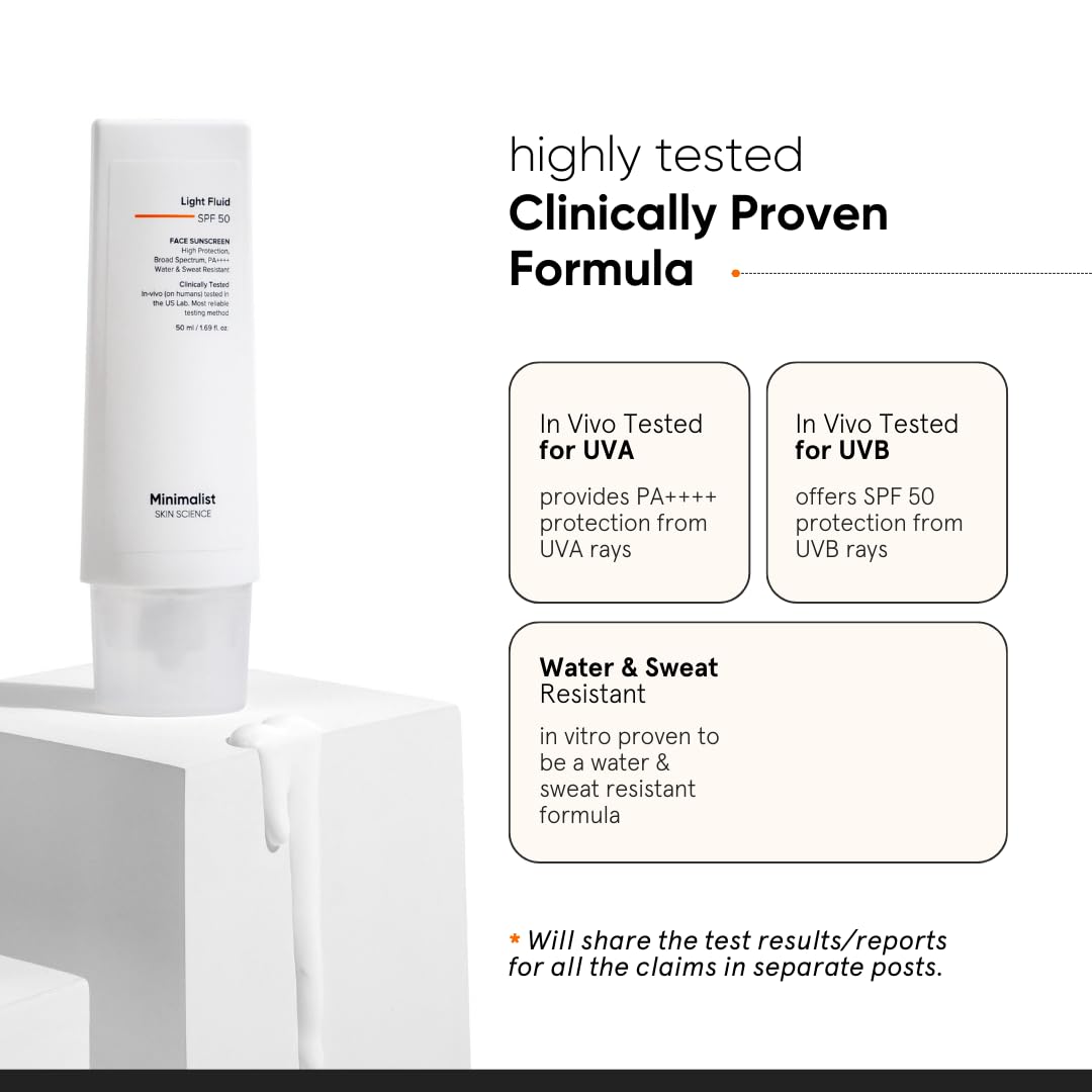Minimalist Fluid Sunscreen SPF 50 PA++++ – view 2