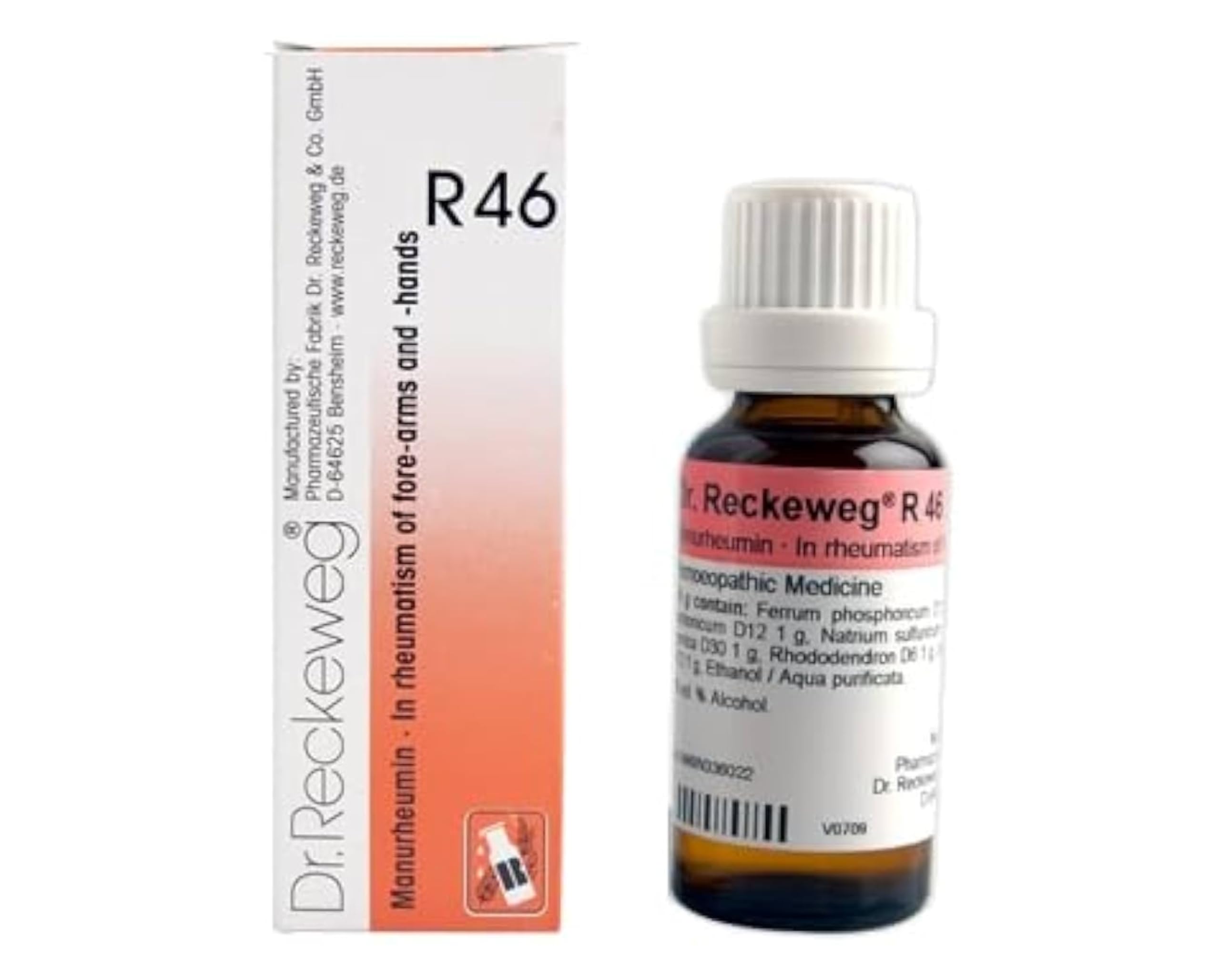 DR RECKEWEG R 46 IN RHEUMATISM OF FORE 22 ML RECKEWEG – view 1