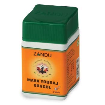 Zandu Maha Yograj Guggul four-pack carton for 160 count purchase