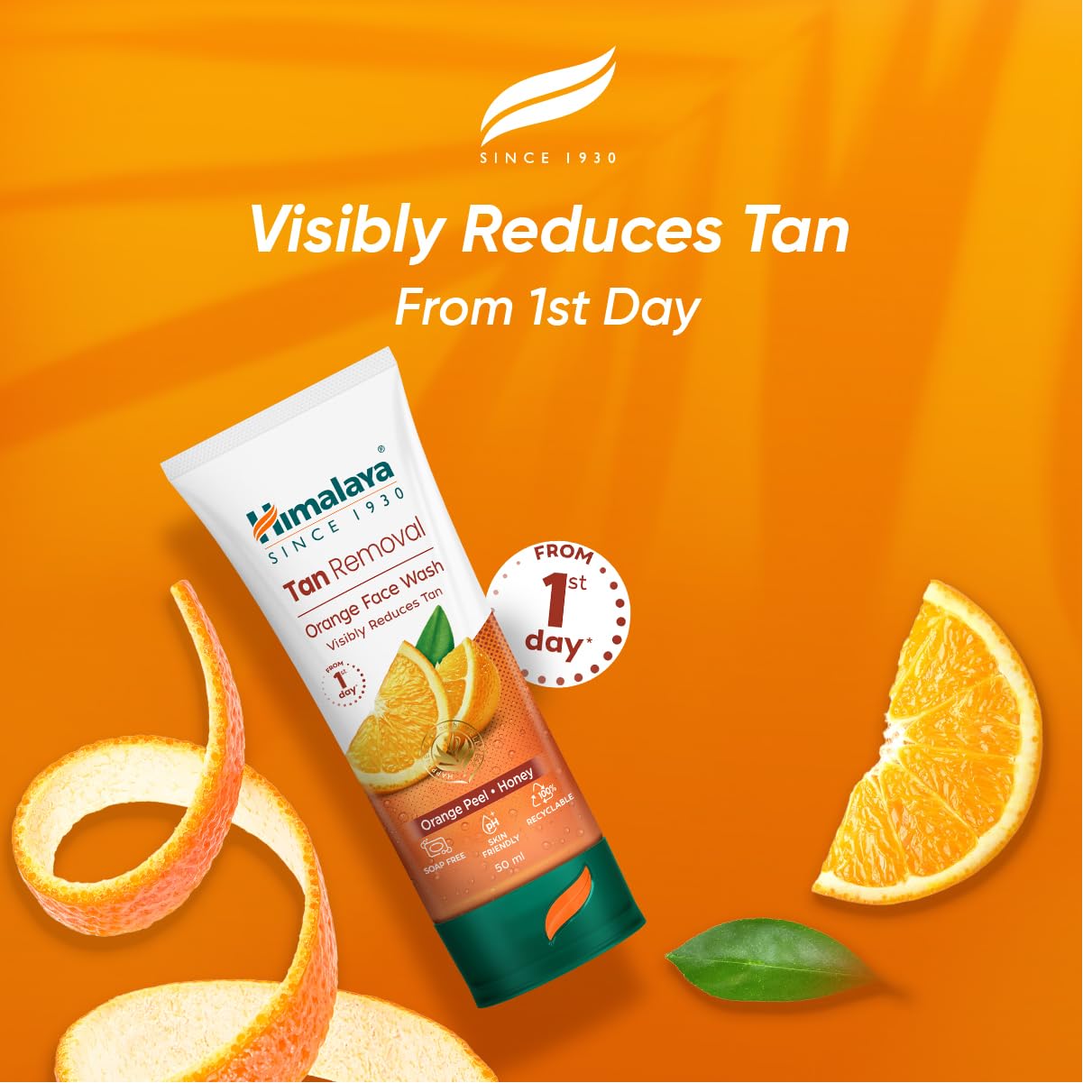 Himalaya Tan Removal Orange Face Wash, 50ml – view 2