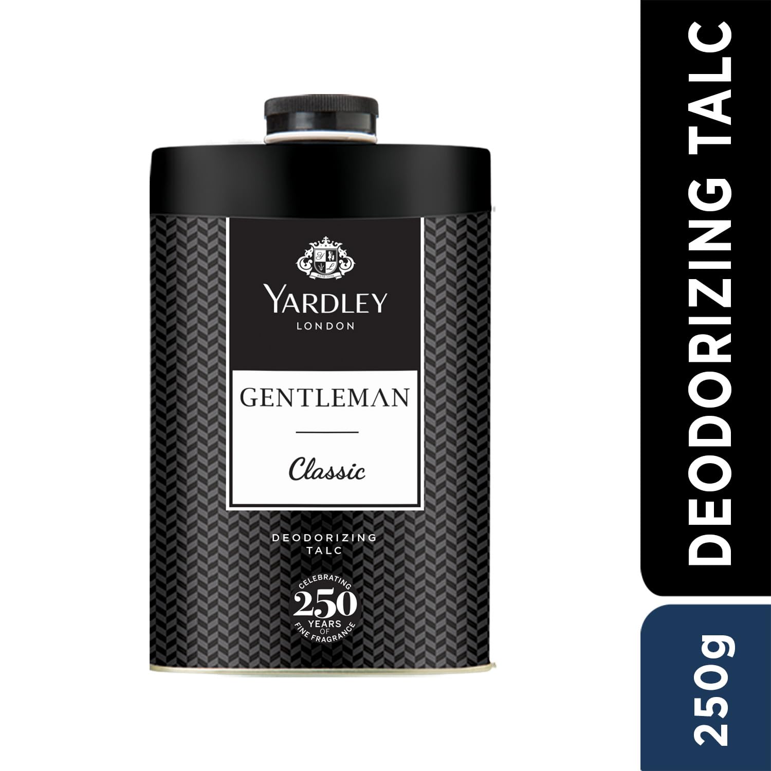 Yardley London Gentleman Classic Deodorizing Talc Spray for Men with Calcium, Carbonate, Magnisum, Carbonate, Fragrance, Dipropylene Glycol, Calcium, Silicate, Triclosan, Pack of 1, 250g – view 2