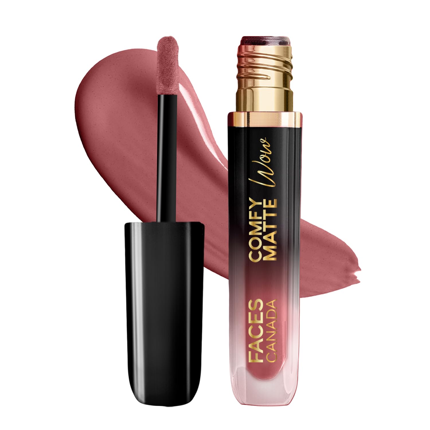 Tea Rose 12 brown liquid lipstick with matte finish packaging