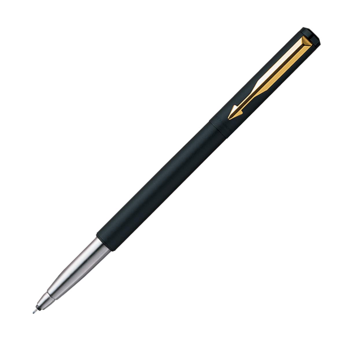 Parker Vector Matte Black Gold Trim Roller Ball Pen – view 2