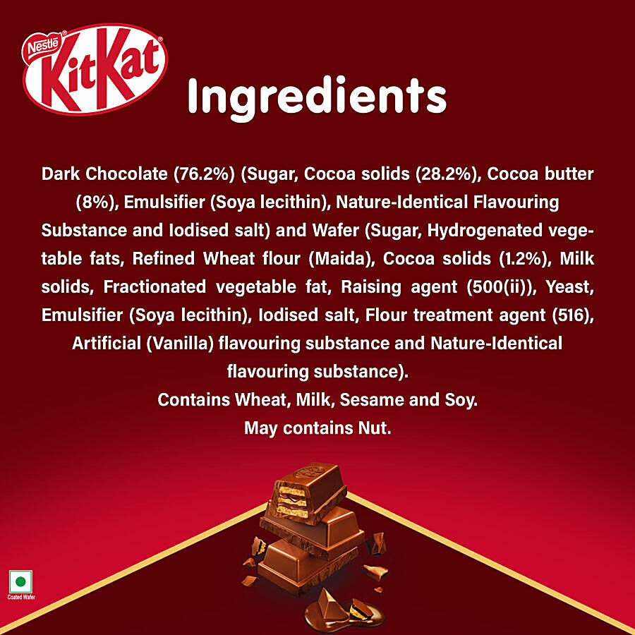 Nestle  Kitkat Dark Chocolate Coated Wafer 150 g – view 3