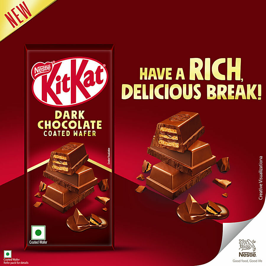Nestle  Kitkat Dark Chocolate Coated Wafer 150 g – view 5