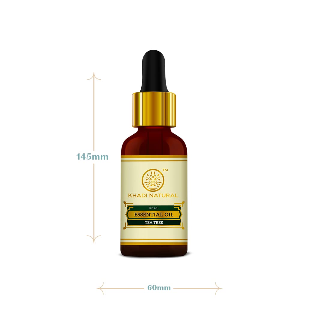 KHADI NATURAL Teatree Pure Essential Oil Latest International Packaging (15ml) – view 8