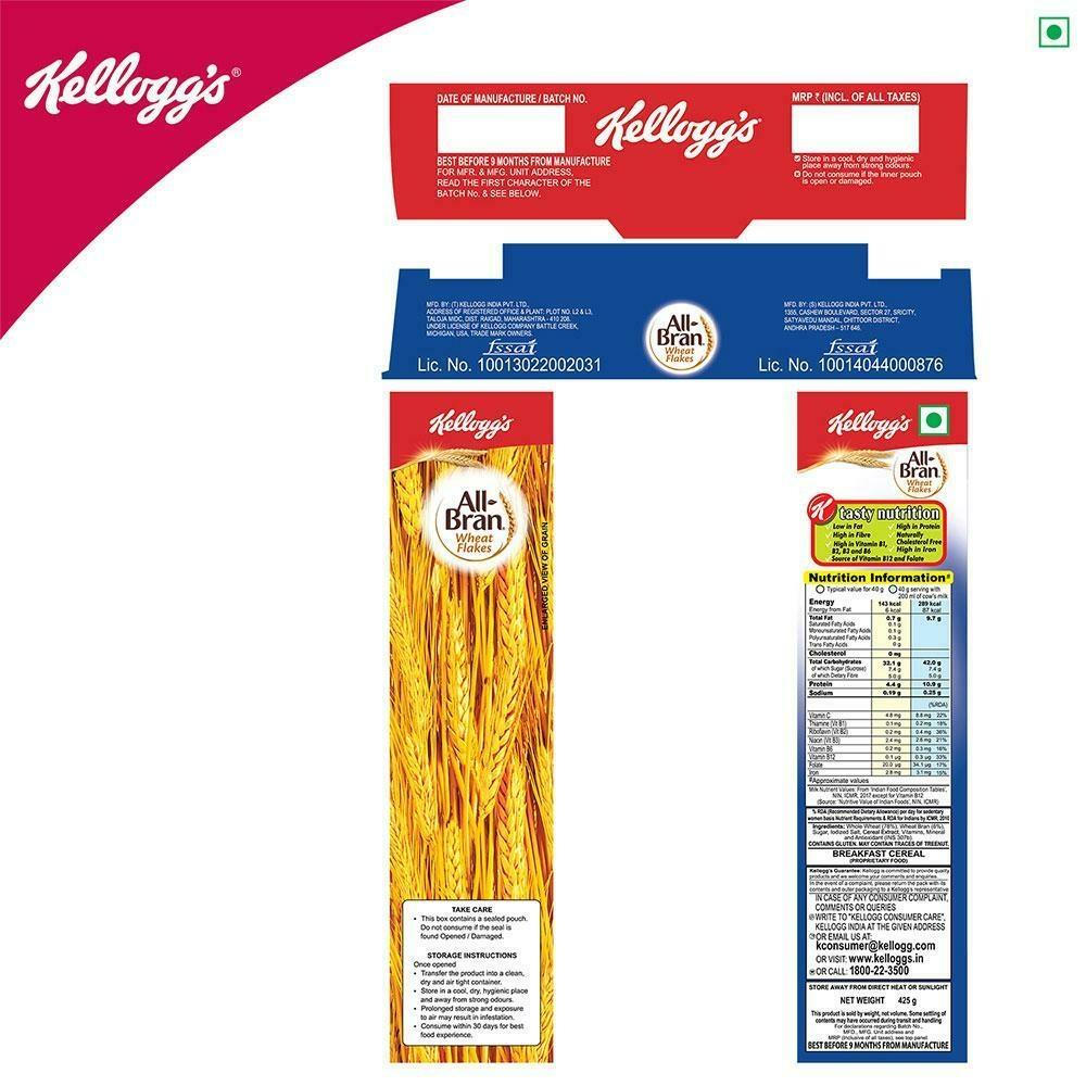 Kellogg's All-Bran Wheat Flakes 425 G – view 3