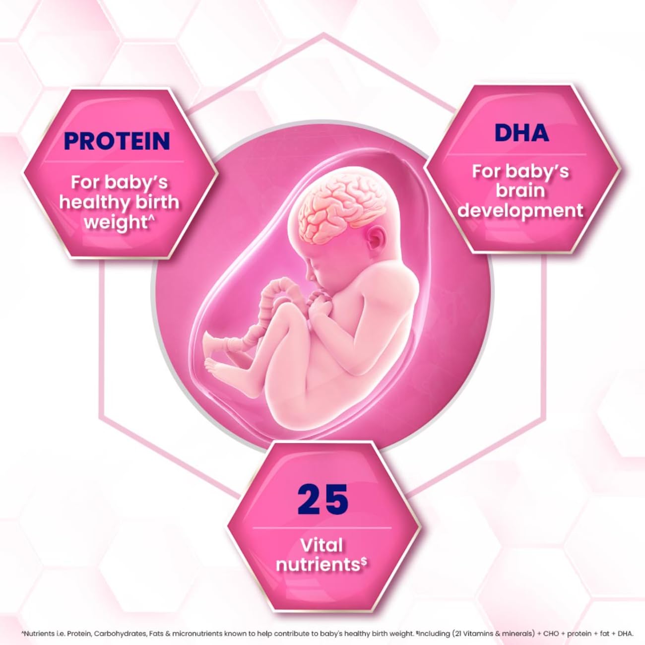 Horlicks Mother's Plus Kesar 400 G BIB, For Pregnancy And Lactation With Protein For Birth Weight And DHA For Brain Development - No Added Sugar 20Sachets, 400 Grams Powder, 20 Servings – view 6