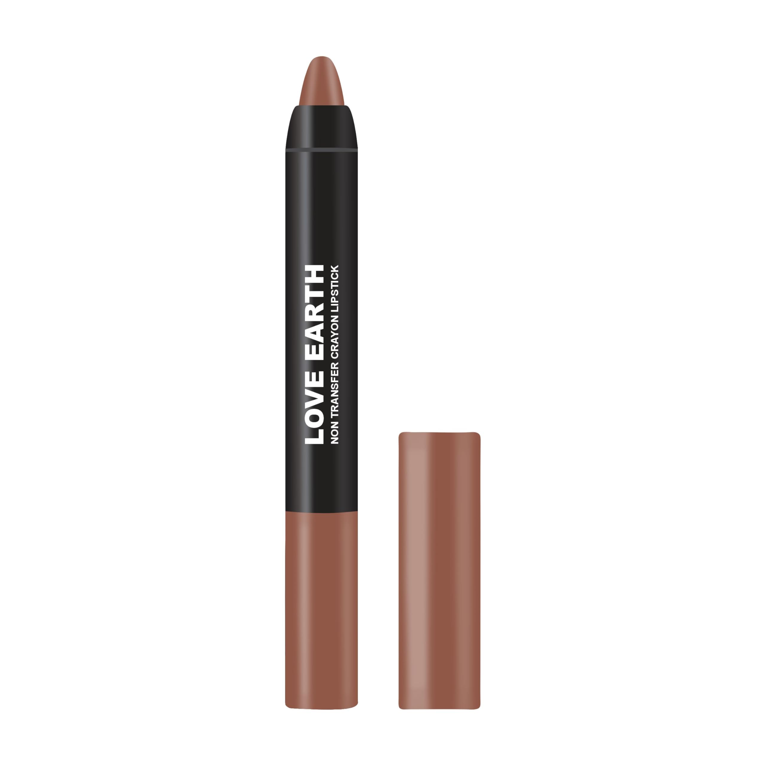 Love Earth Juniper non transfer crayon matte lipstick stick
