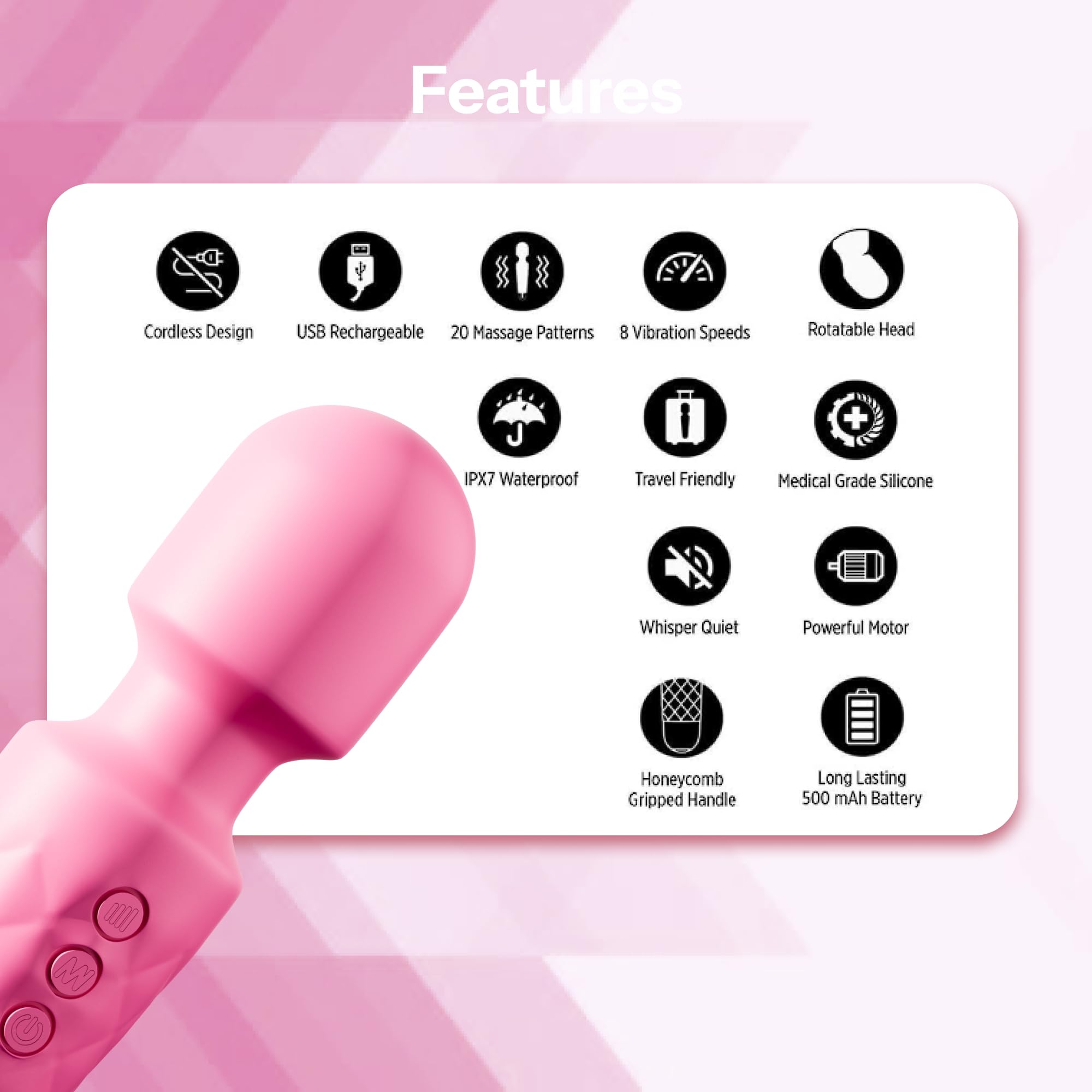ZYLLION Massager for Full Body Pain Relief – view 4