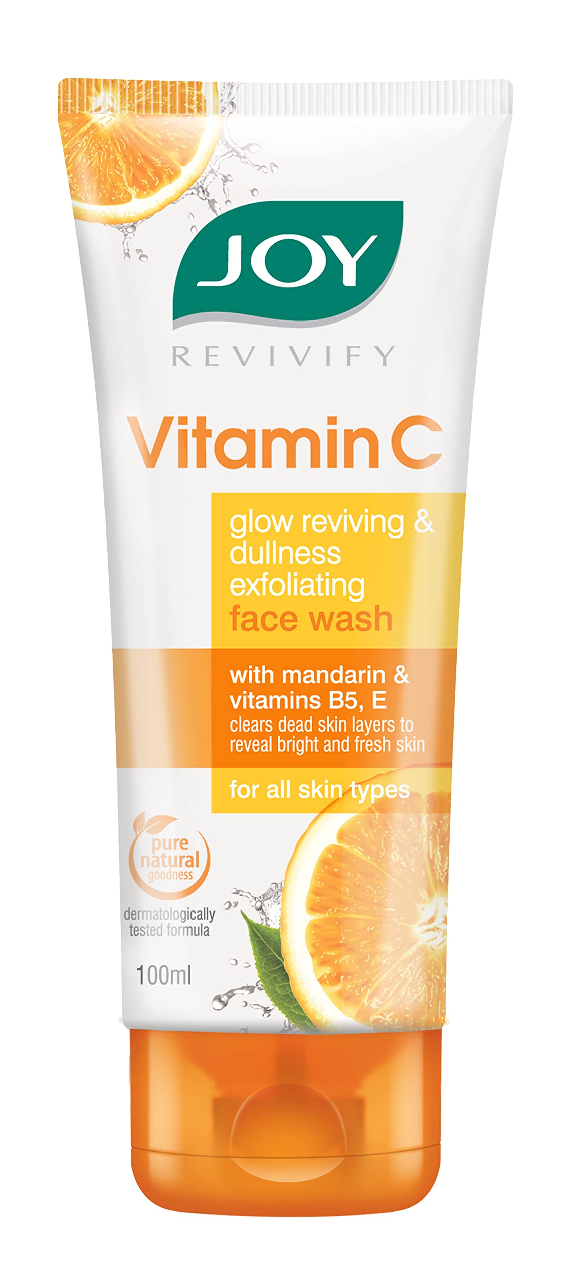 Joy Vitamin C Brightening Face Wash For Bright and Glowing Skin 100ml x 2 – view 2
