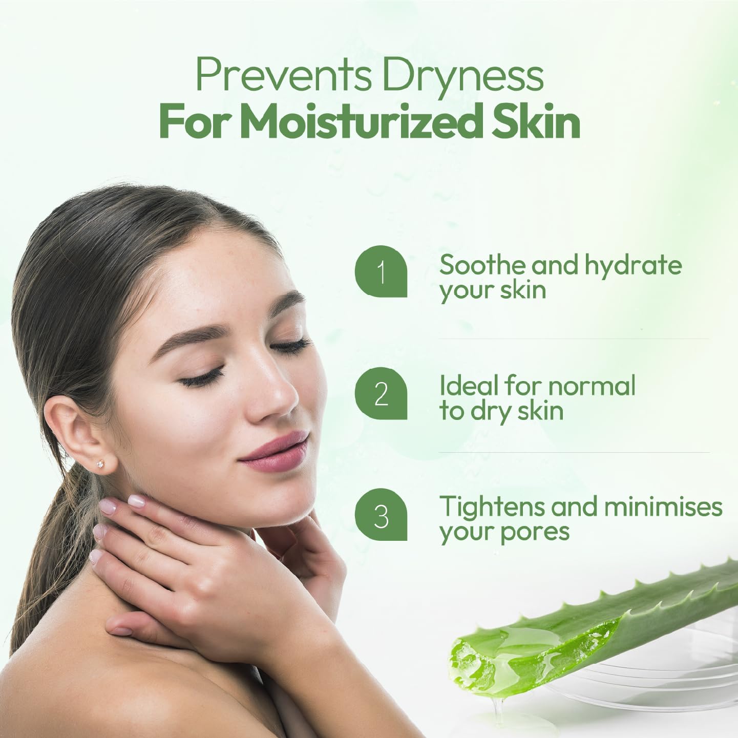 Himalaya Herbals Moisturizing Aloe Vera Face Wash Cream, 50ml – view 2