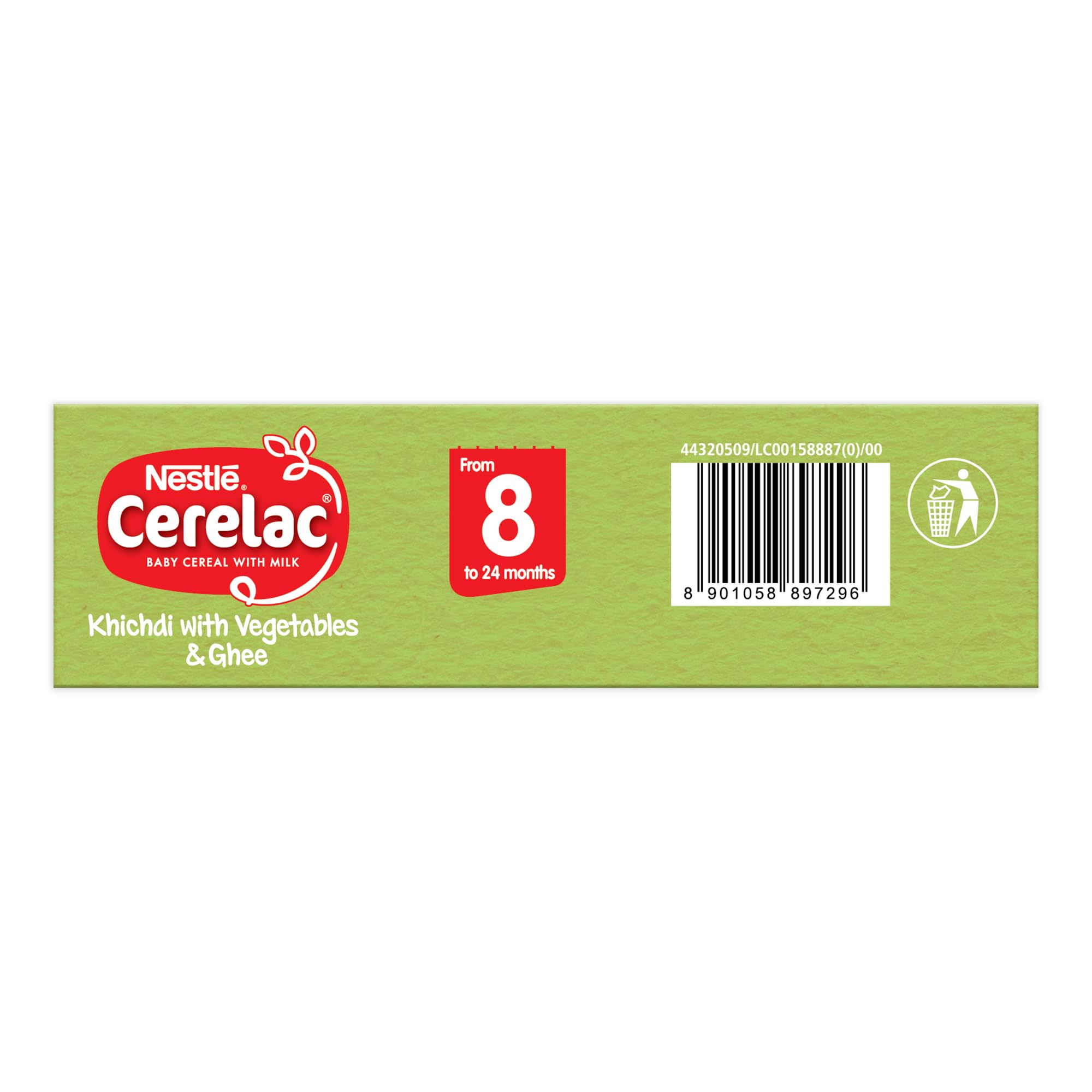 Nestle Cerelac Baby Cereal with Milk , Khichdi with Vegetables & Ghee , From 8 to 24 Months ,Stage 2, Source of Iron & Protein , 300g – view 7