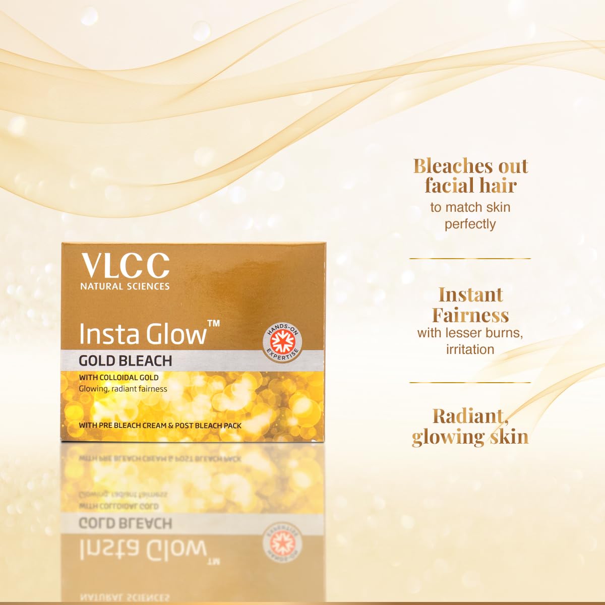VLCC Insta Glow Gold Bleach, 30gm – view 5