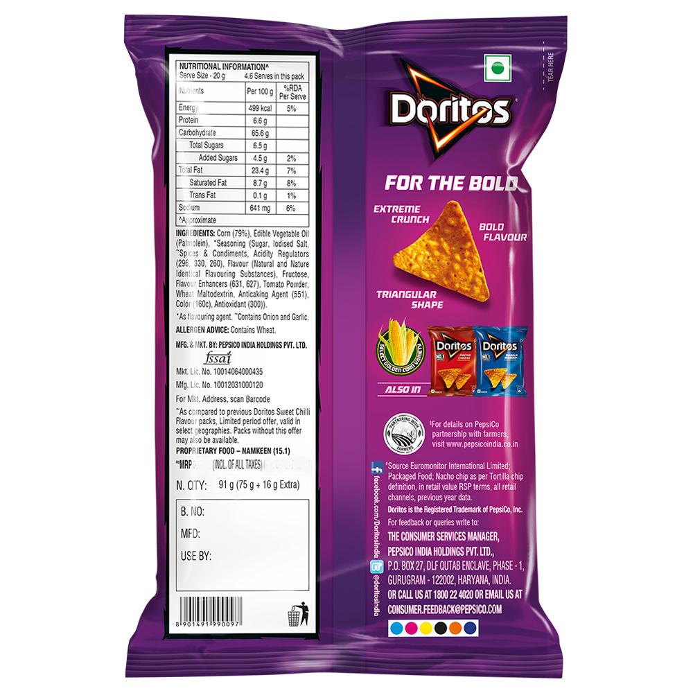 Doritos Sweet Chilli Corn Chips 71 Gm – view 2