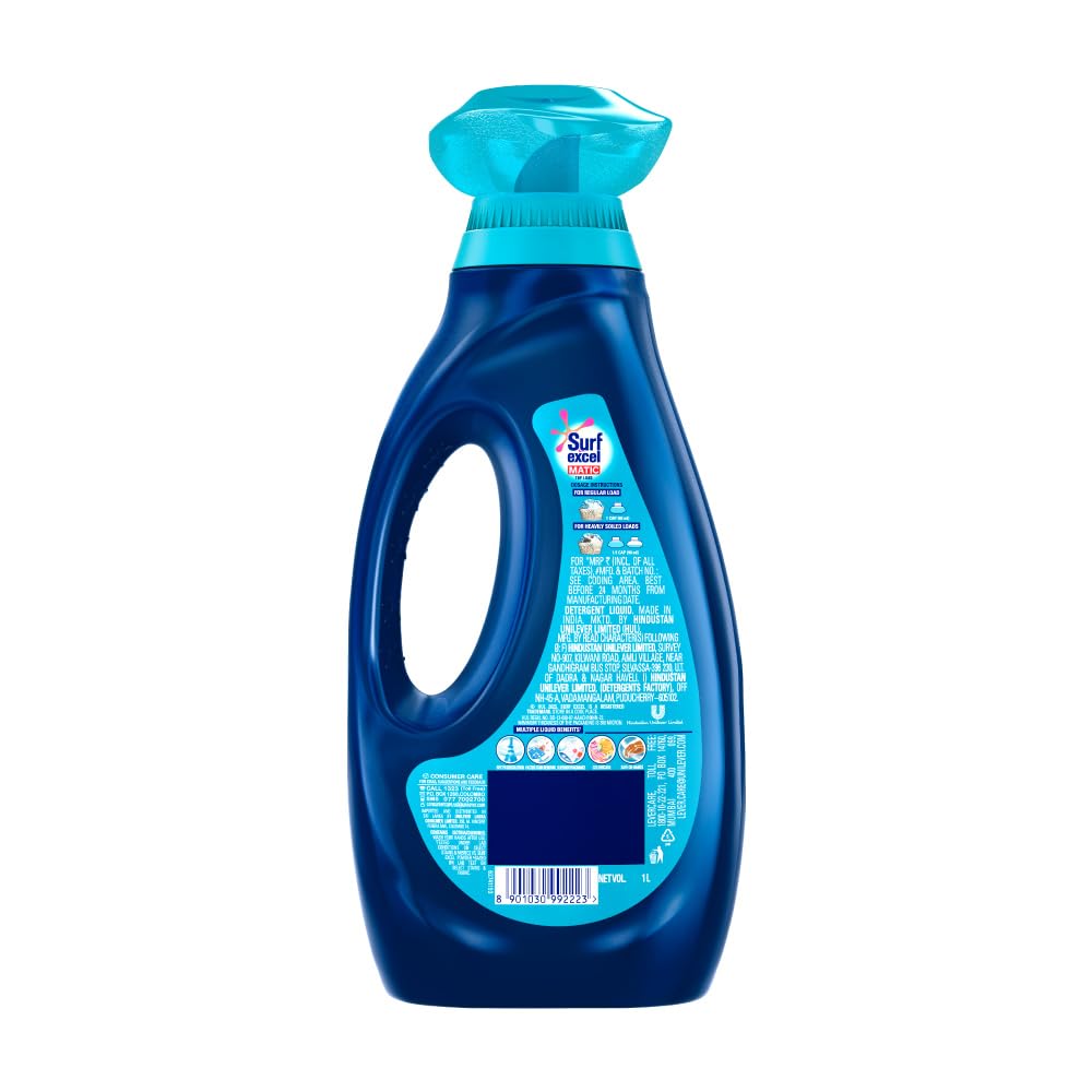 Surf Excel Matic Top Load Liquid Detergent 1L – view 2