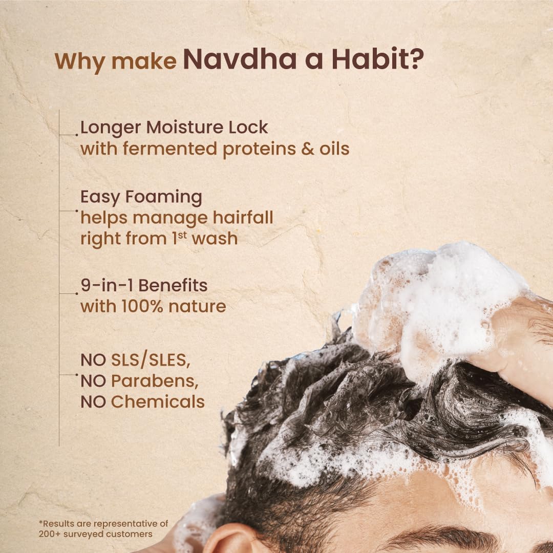 Nat Habit Castor Blackseed Navdha Shampoo for Men – view 6