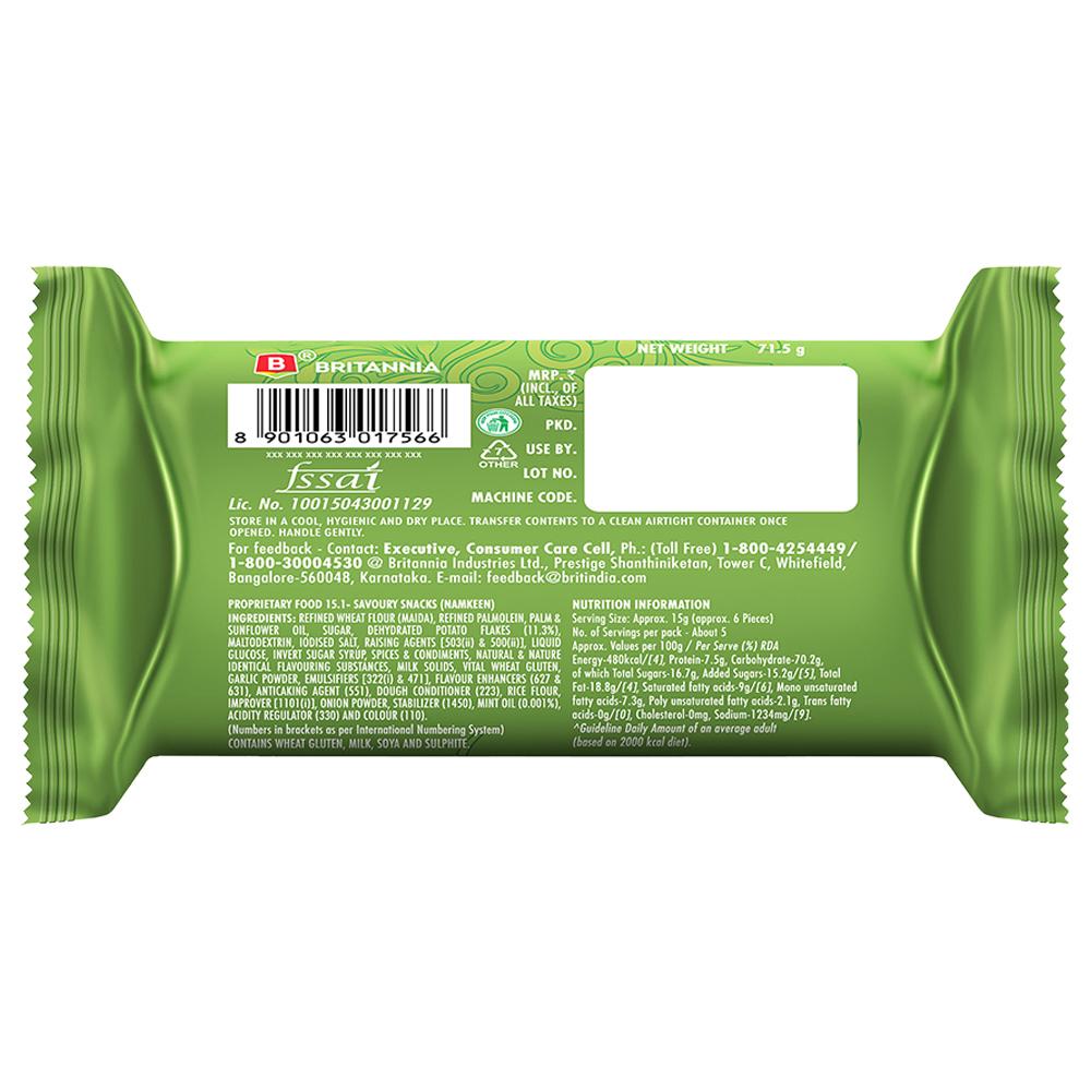 Britannia 50-50 Potazos Mint Magic Spicy Flavoured Crisps 71.5 G – view 2