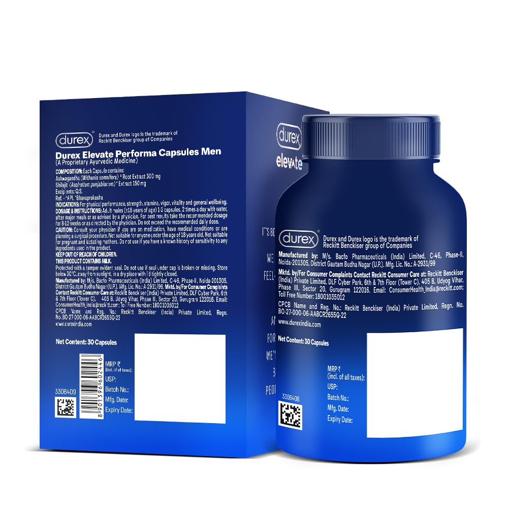 Durex Elevate Performa Shilajit Capsules For Men – view 7