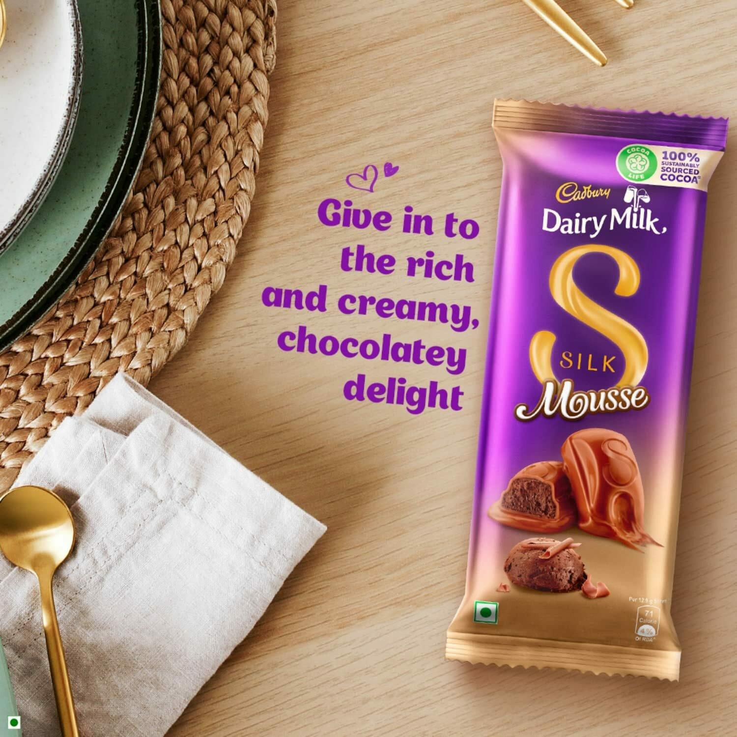 Cadbury Dairy Milk Silk Mousse Chocolate 116G X 3 Pcs – view 3