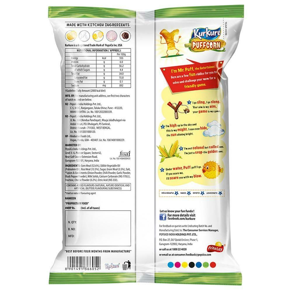 Kurkure Yummy Cheese Puffcorn 55 G – view 2