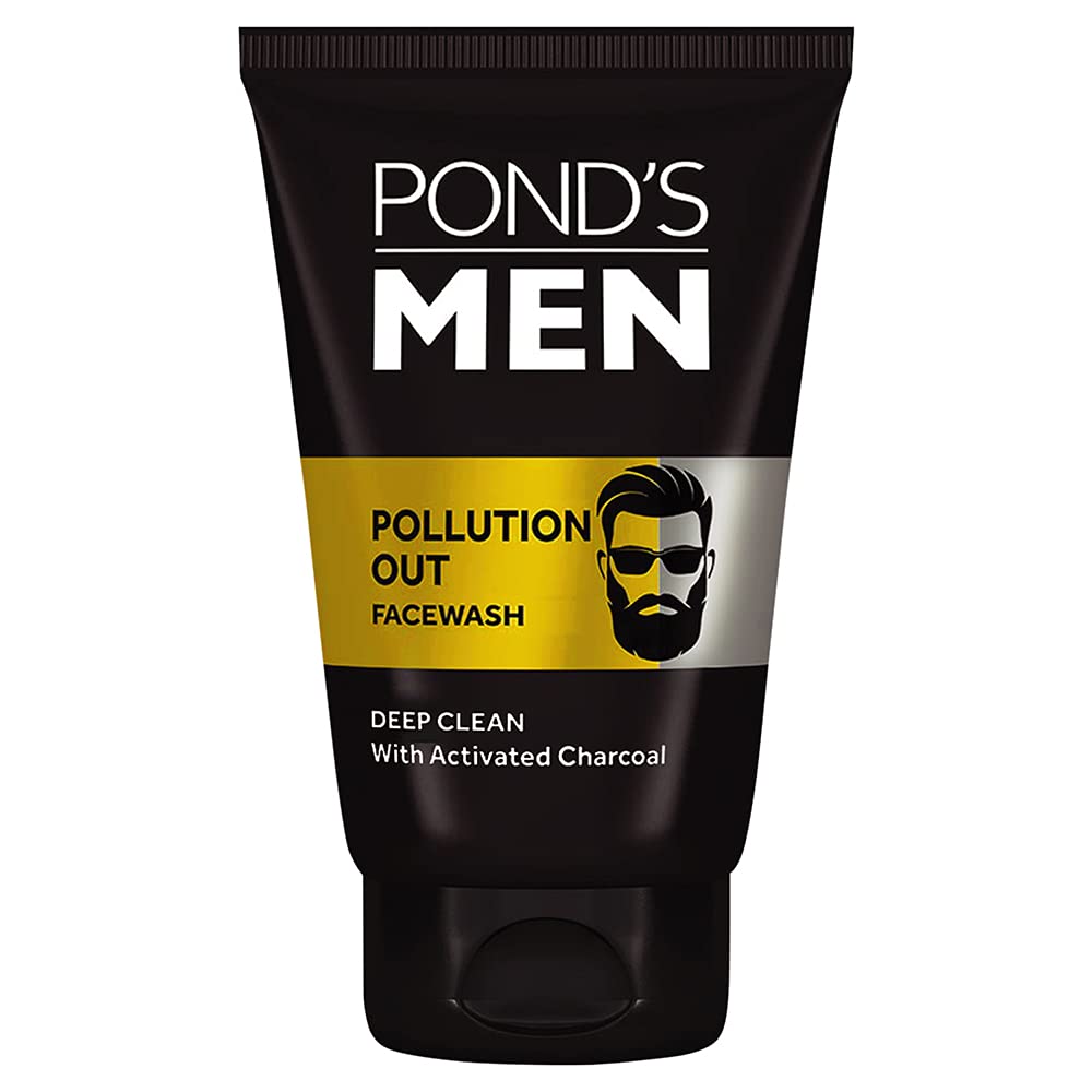 POND'S Men Pollution Out charcoal facewash front pack 100 g