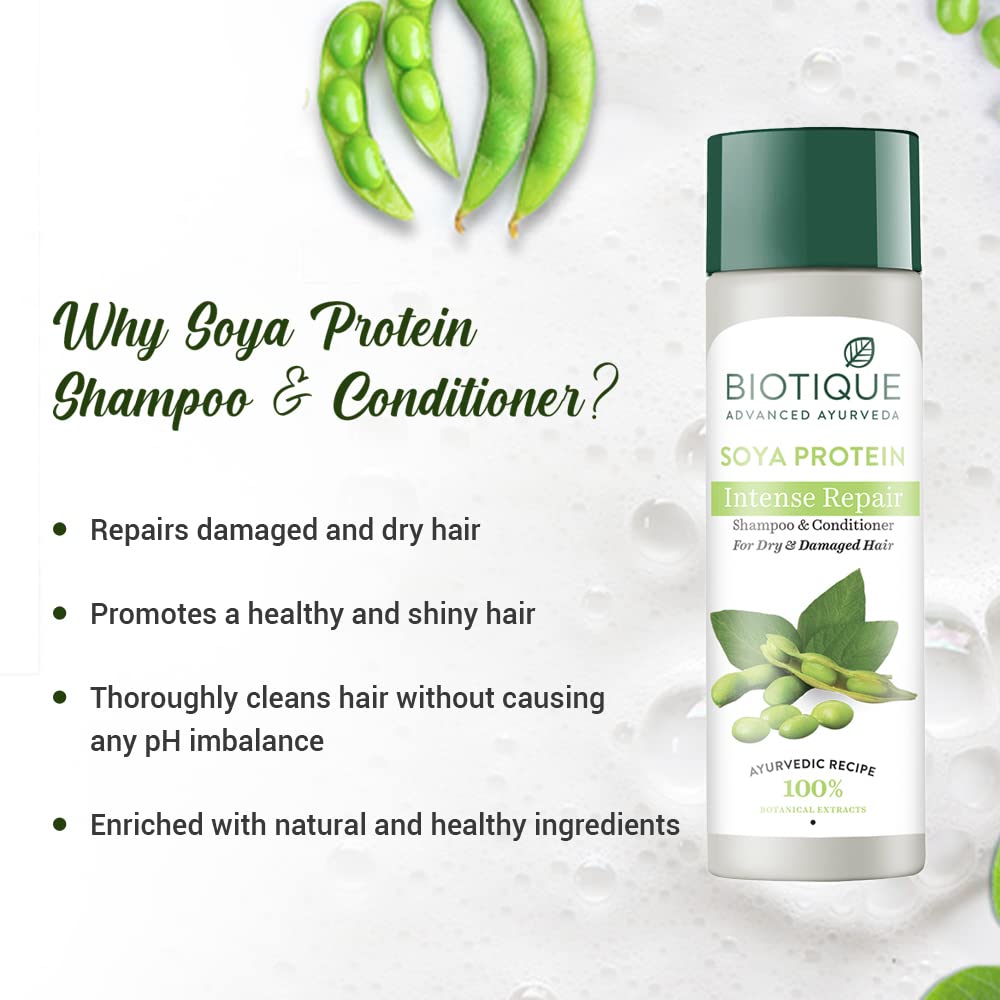 Biotique Bio Soya Protein Fresh Nourishing Shampoo – view 4