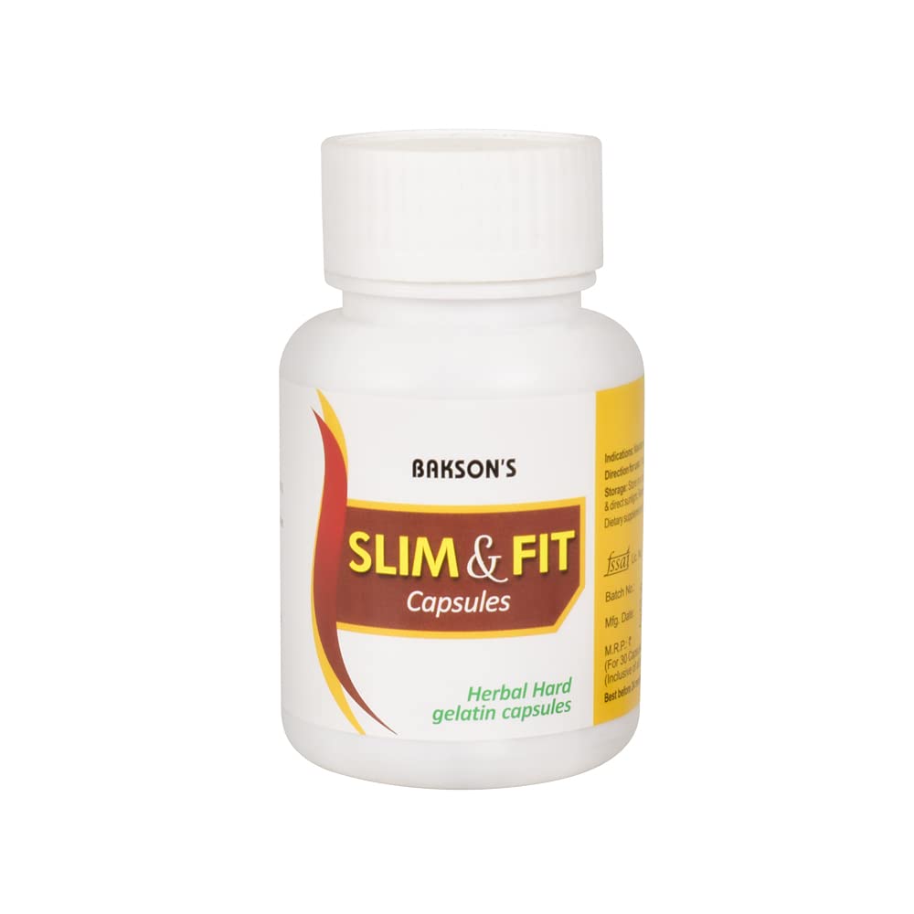Dr. Bakshi's Bakson's Slim & Fit Capsules front pack view