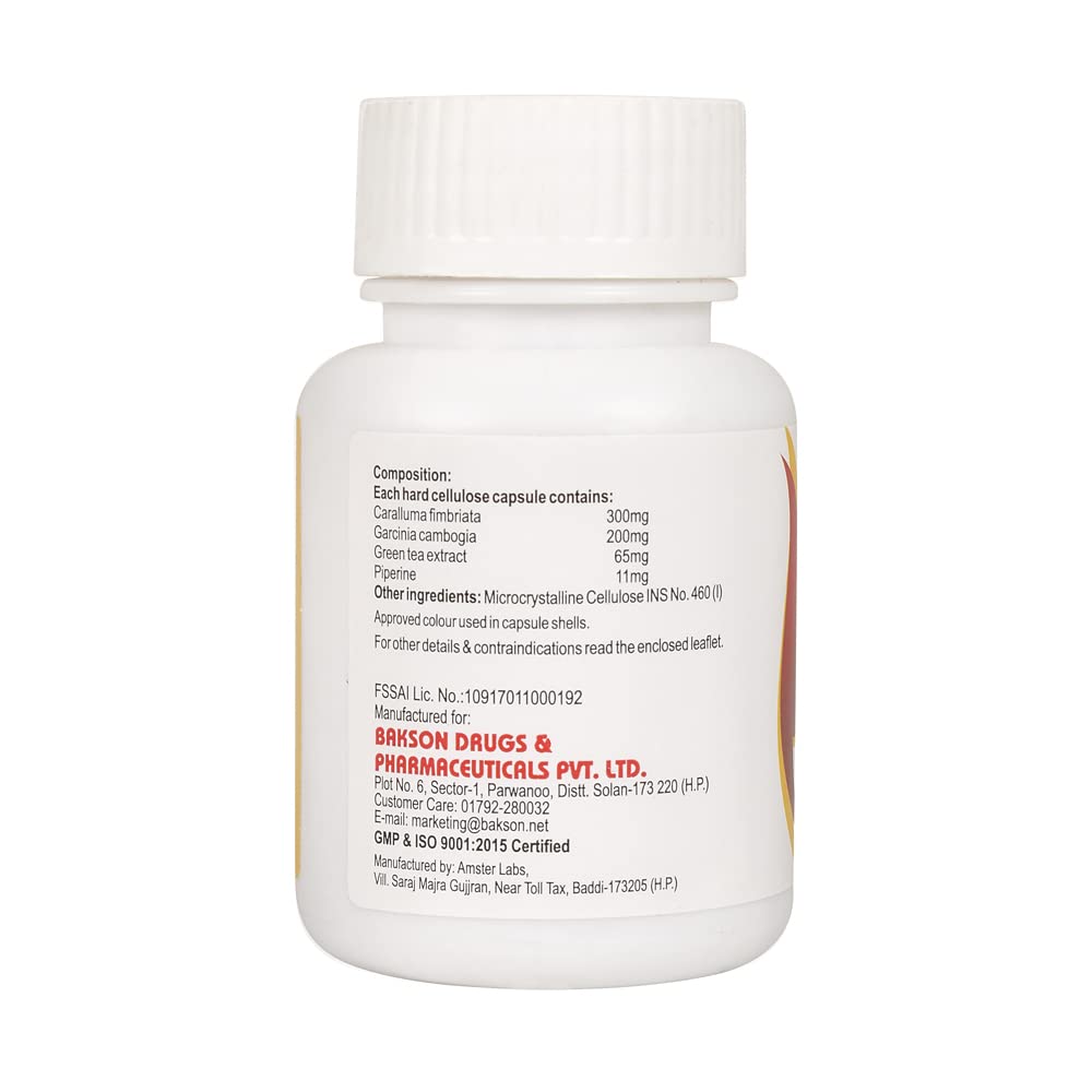 Dr. Bakshi's BAKSON'S HOMOEOPATHY Slim And Fit Capsules-30 Capsules – view 3