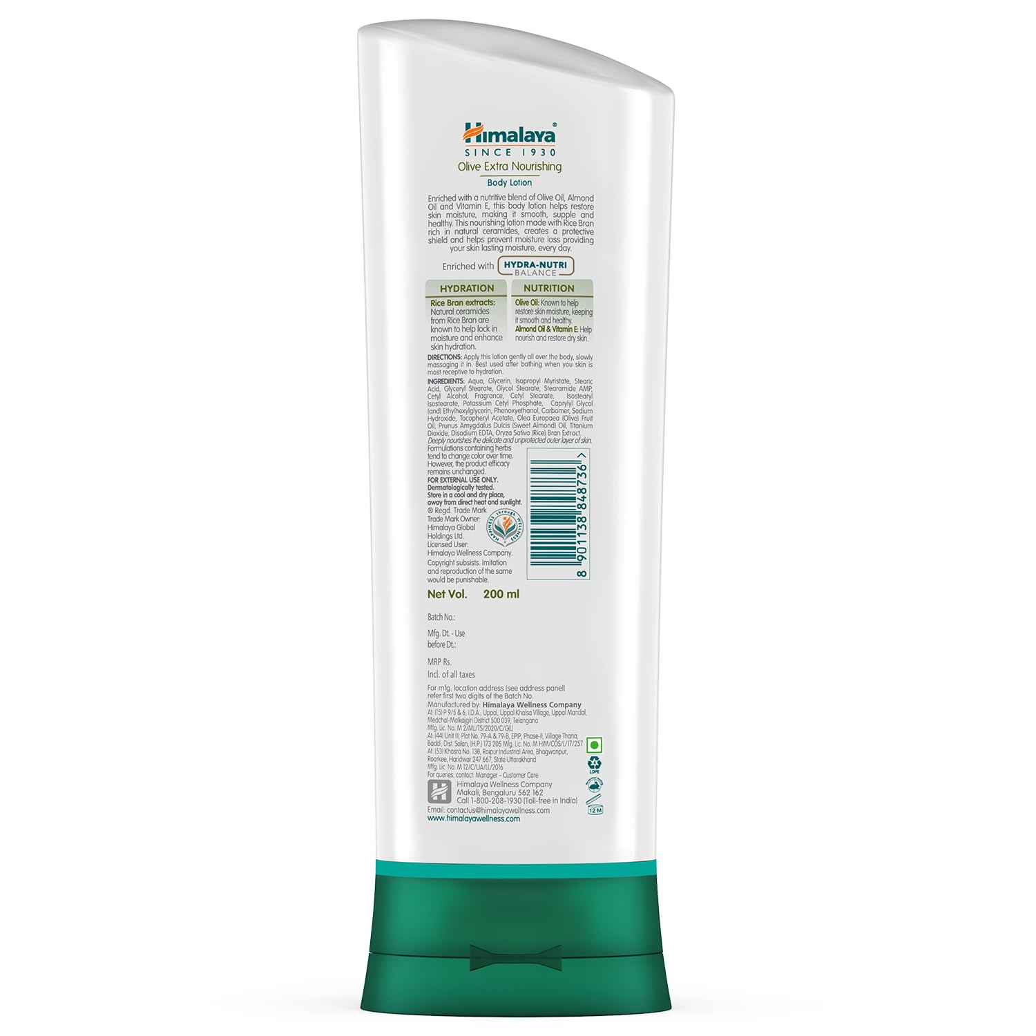Himalaya Olive Extra Nourishing Body Lotion (200ml) – view 7