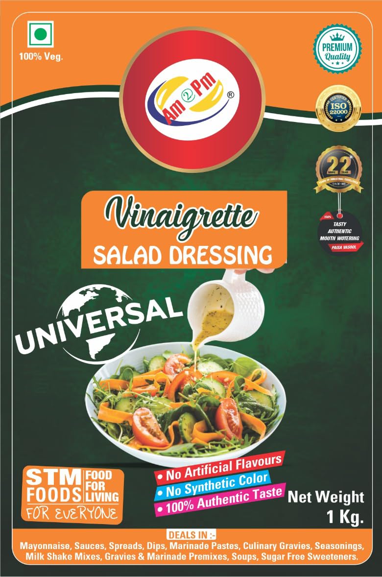 Am 2 Pm - Vinaigrette Salad Dressing Salad Sauce Perfect Combination For Making Delicious And Healthy Salads - 1KG – view 3