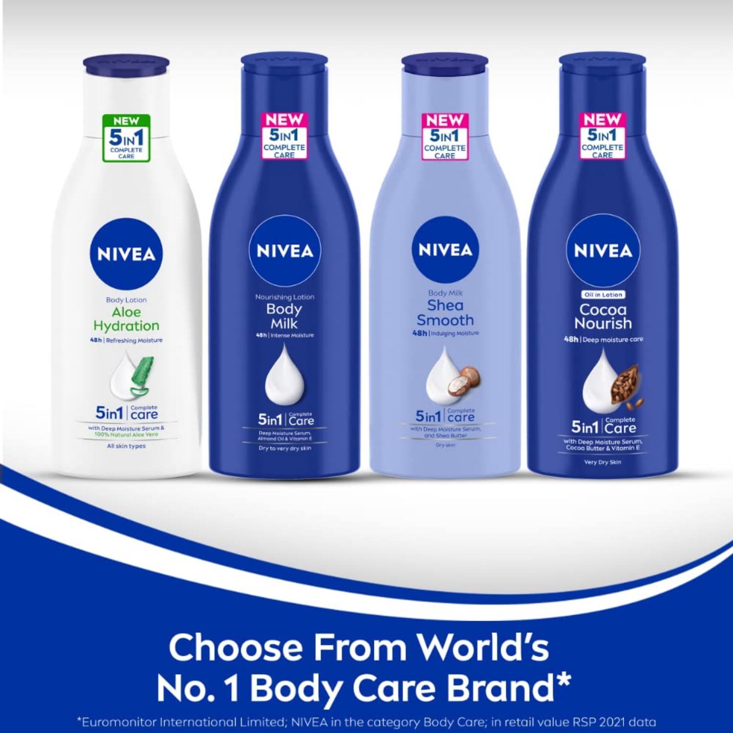 Nivea Body Milk 400ml + Shea Smooth Milk 120ml Body Lotion – view 6