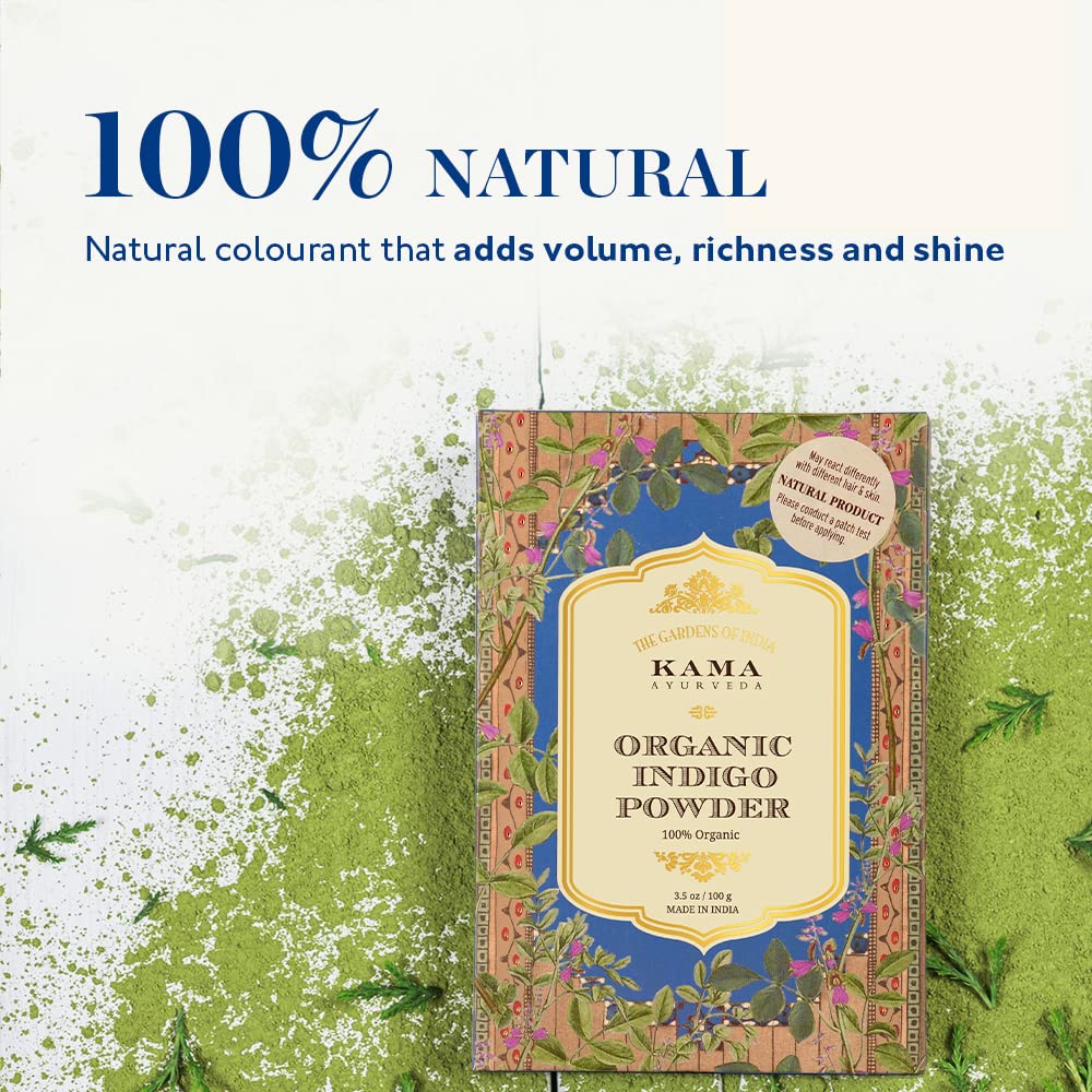 Kama Ayurveda Organic Indigo Powder, 100g – view 2