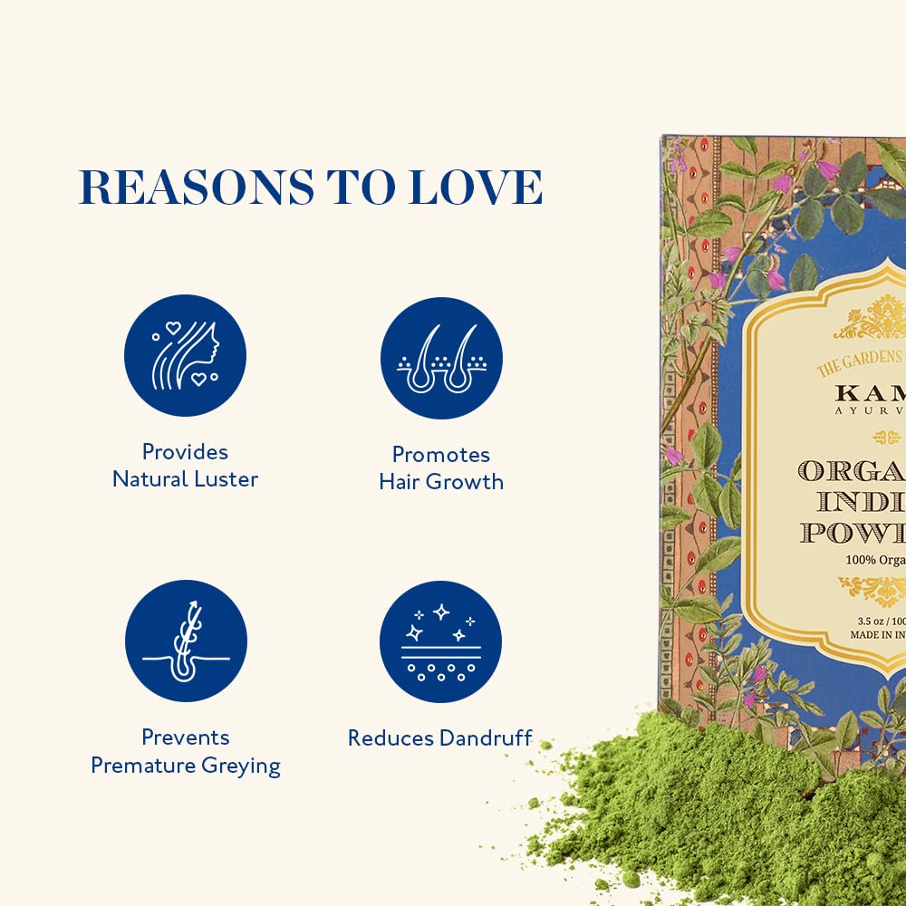 Kama Ayurveda Organic Indigo Powder, 100g – view 3