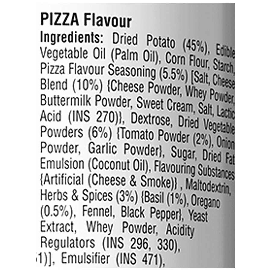 Pringles Potato Chips - Pizza Flavoured, Crunchy, Crispy 102 g – view 3