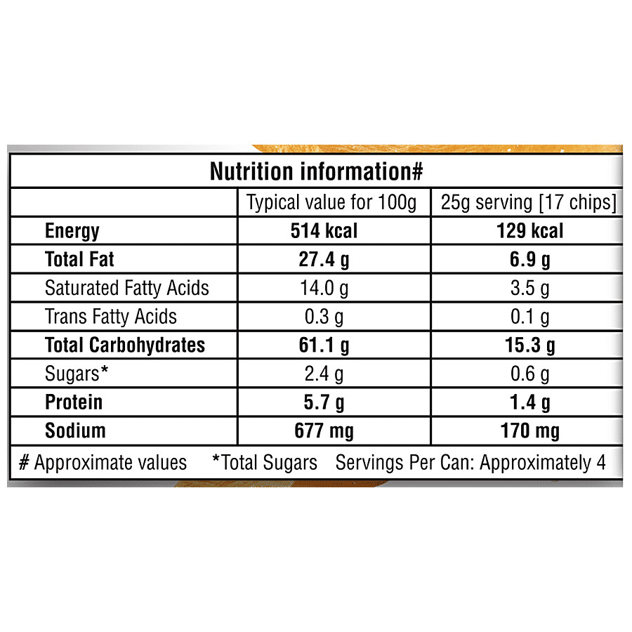 Pringles Potato Chips - Pizza Flavoured, Crunchy, Crispy 102 g – view 4