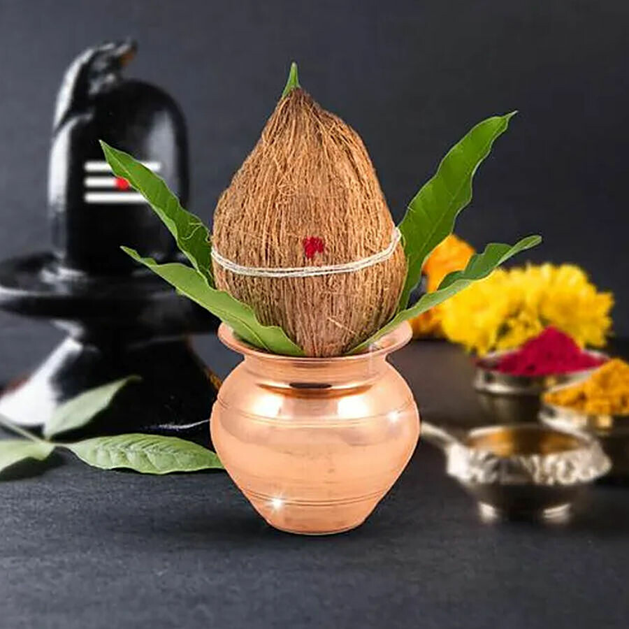 Shubhkart Copper Kalash, Taamba Kalash, Pooja Kalash 1 pc – view 3