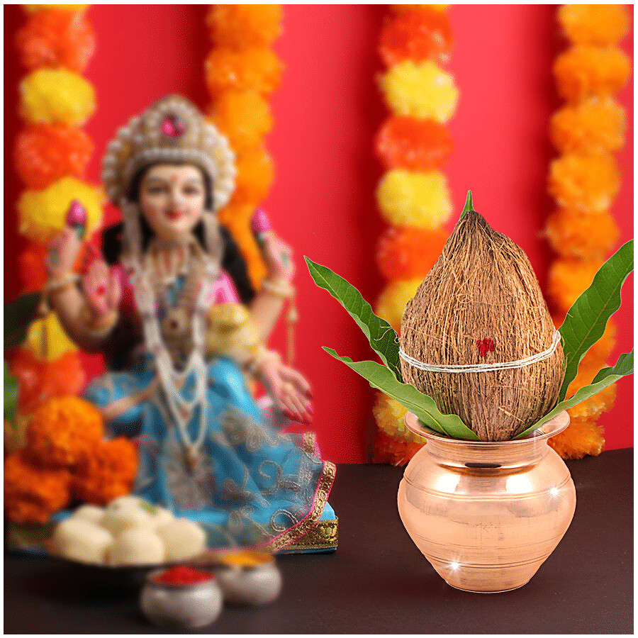 Shubhkart Copper Kalash, Taamba Kalash, Pooja Kalash 1 pc – view 5