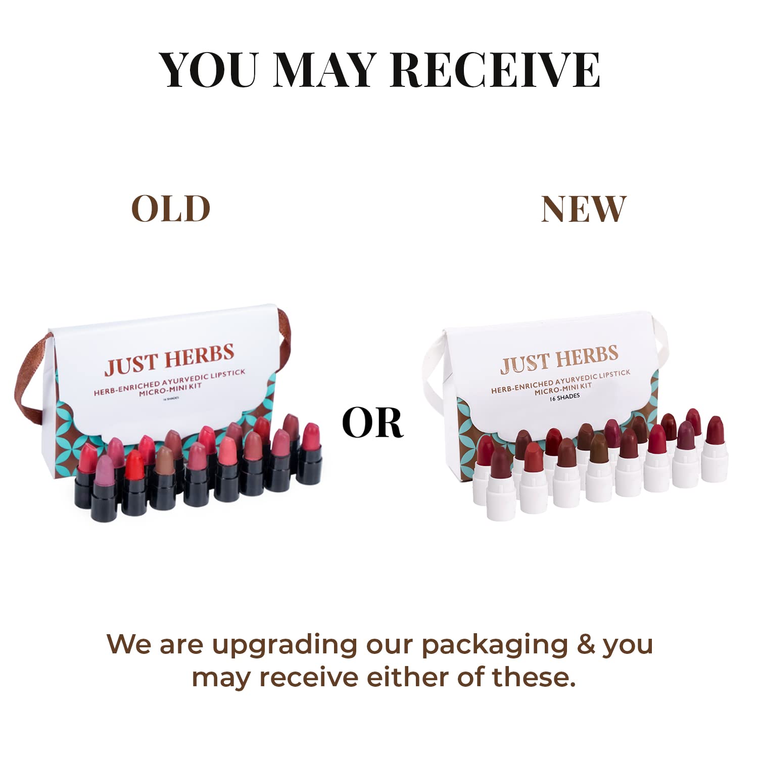 Just Herbs Ayurvedic Creamy Matte Micro Mini Lipstick Kit Lip Hydrating & Moisturizing, Lipsticks for Women Suitable All Indian Tones (Pack of 16) – view 3