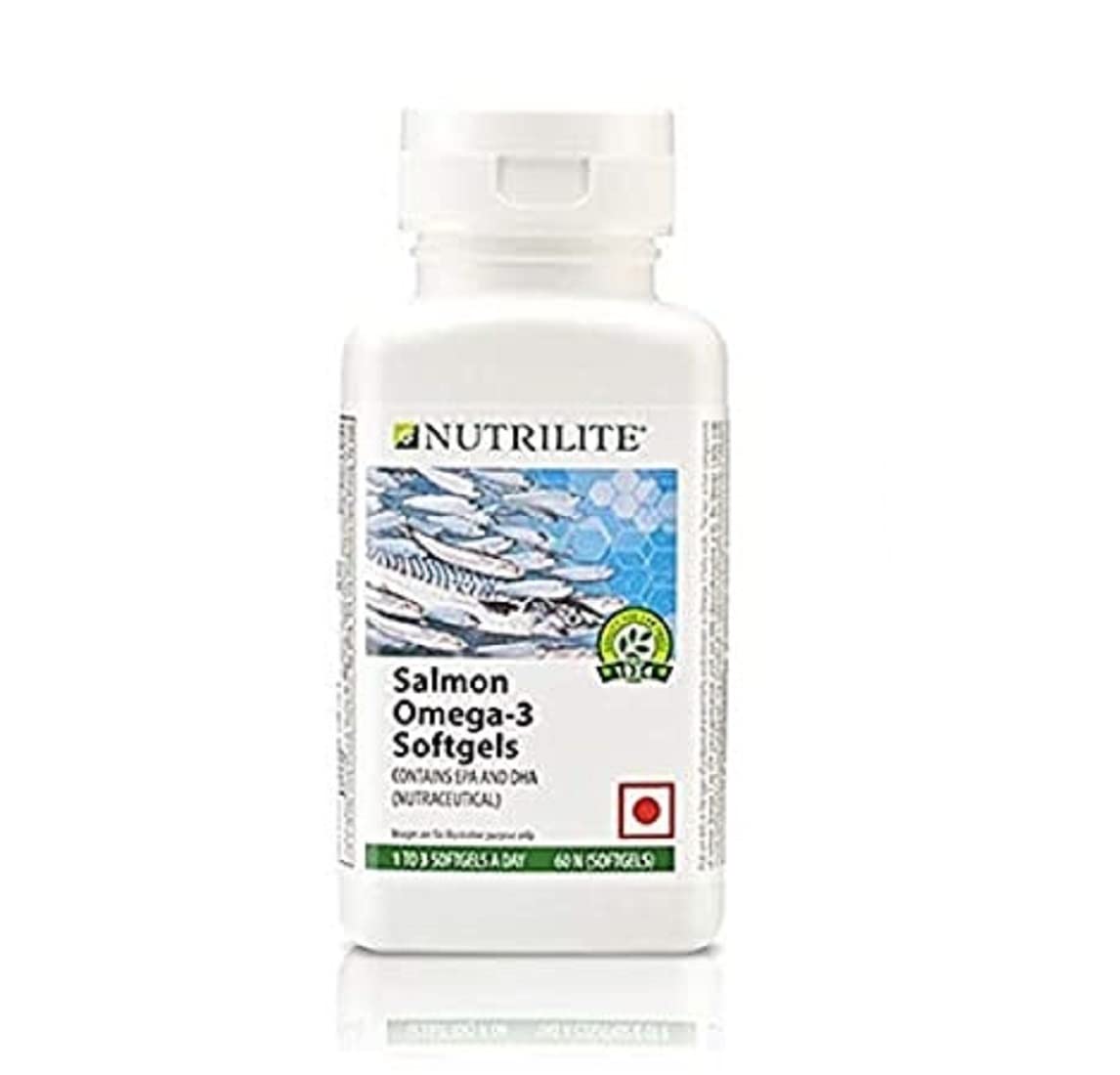 Amway NUTRILITE Salmon Omega-3 60 capsules and multicolor hair/head band - COMBO, 1 count – view 2